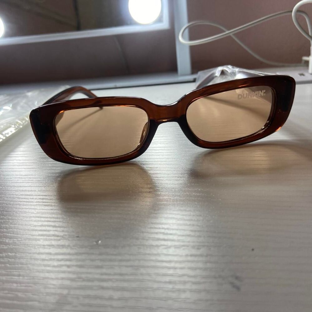 Dunkin' Donuts brown tortoiseshell sunglasses